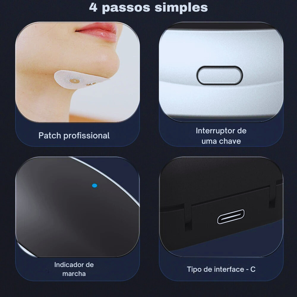 Chin Patch Magnetic Massager